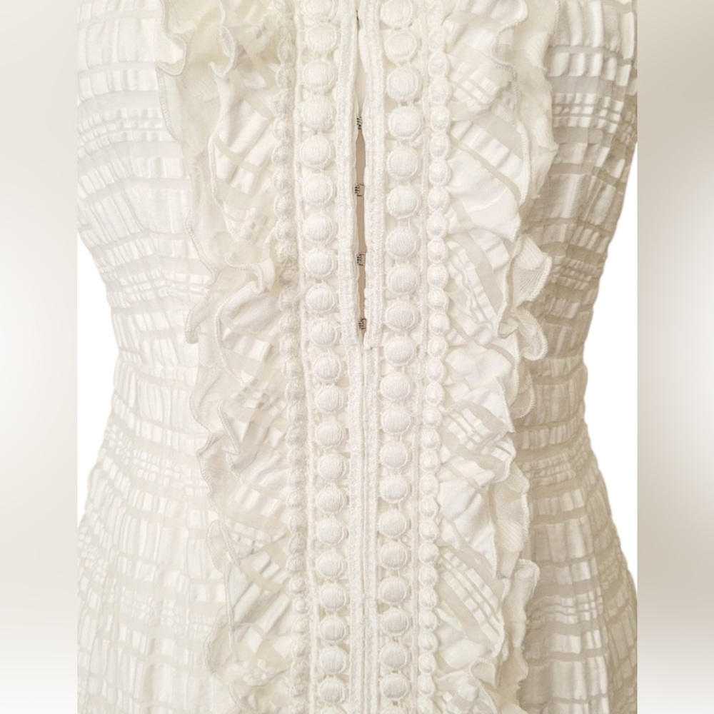 Nanette Lepore Alice ivory Sleeveless  dress Size‎ 4 - Picture 9 of 16